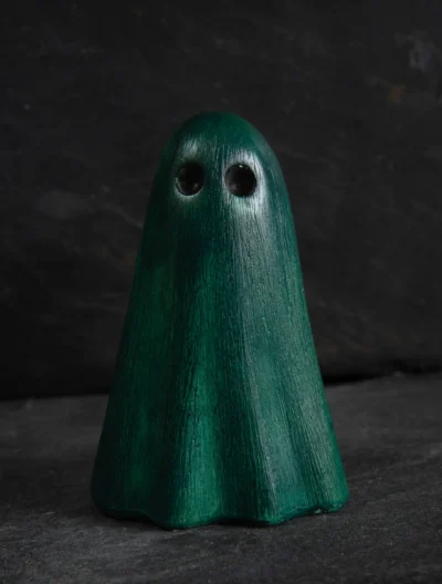 Green Ghost Ornament by the Wee Ghostie Company no 2019